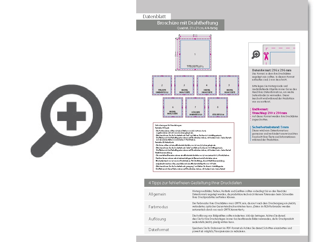 Product Bild brosch__re_mit_drahtheftung__endformat_quadrat_21_0_cm_x_21_0_cm__36-seitig