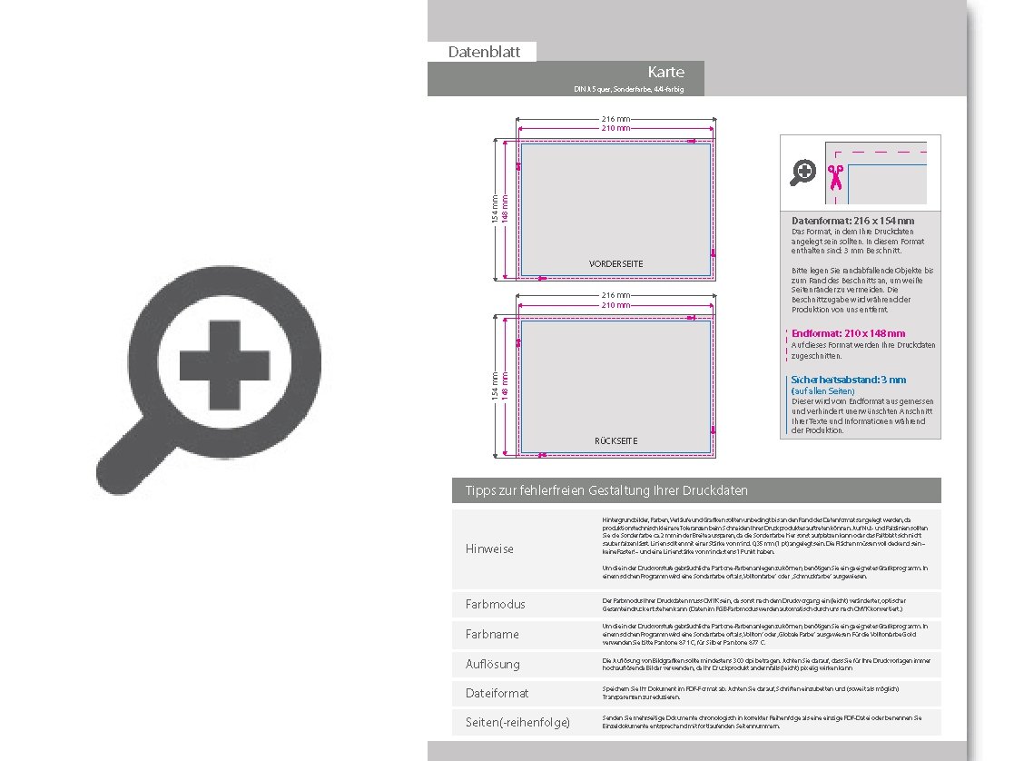 Product Bild taufkarte_din_a5_quer_4_4_farbig_+_sonderfarbe_gold
