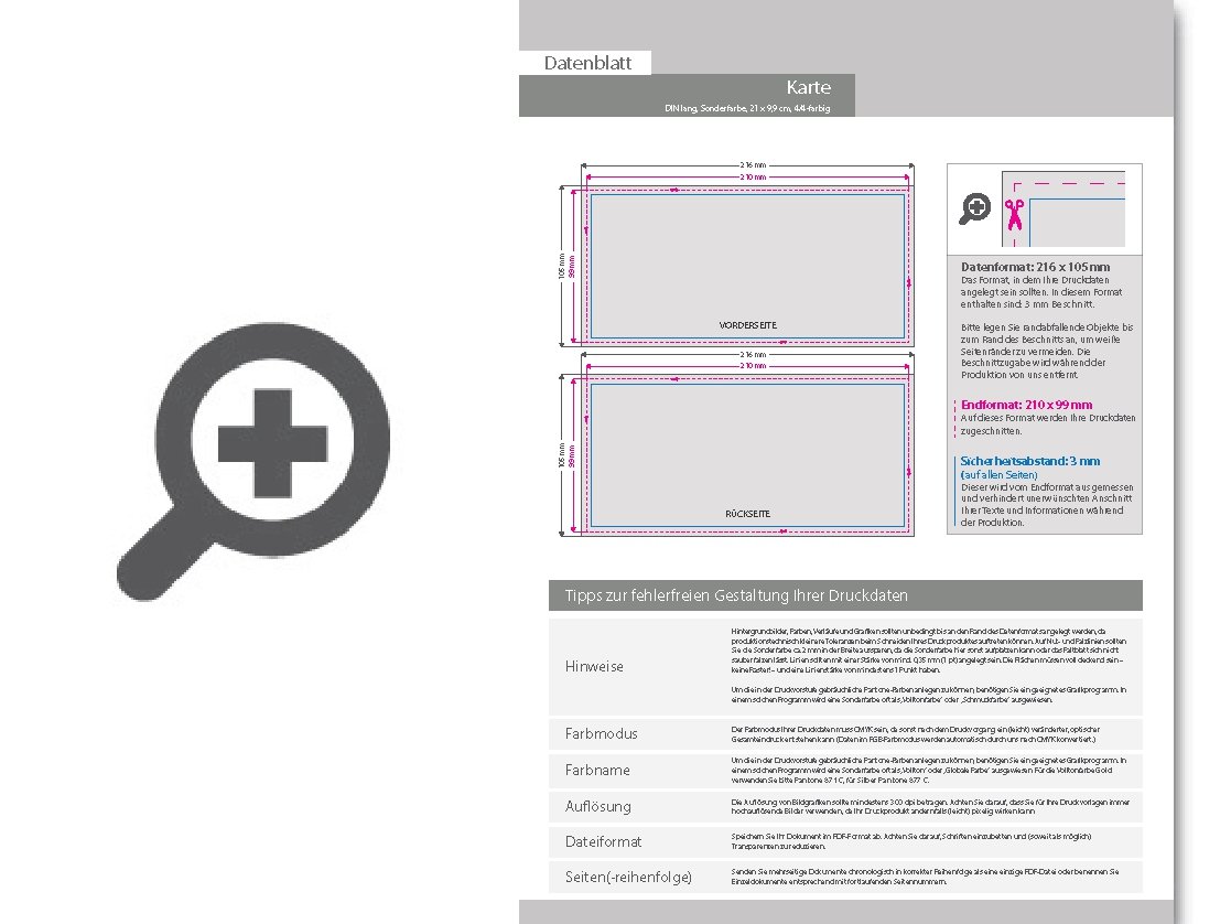 Product Bild taufkarte_din_lang_quer_4_4_farbig_+_sonderfarbe_gold