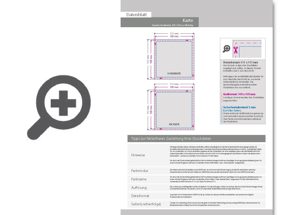 Product Bild taufkarte_105_x_105_mm_4_4_farbig_+_sonderfarbe_gold